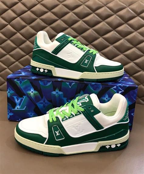 basket louis vuitton verte|louis vuitton trainer sneakers.